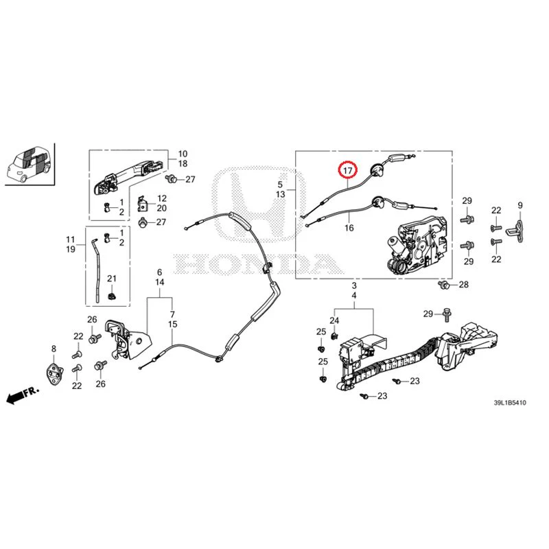 [NEW] JDM HONDA N-BOX JOY JF6 2025 Sliding Door Lock/Outer Handle GENUINE OEM - Image 20