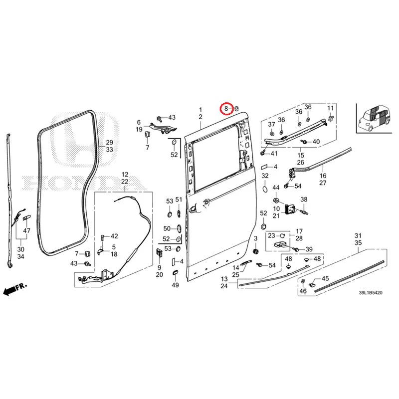 [NEW] JDM HONDA N-BOX JOY JF6 2025 Sliding Door Panel GENUINE OEM - Image 10