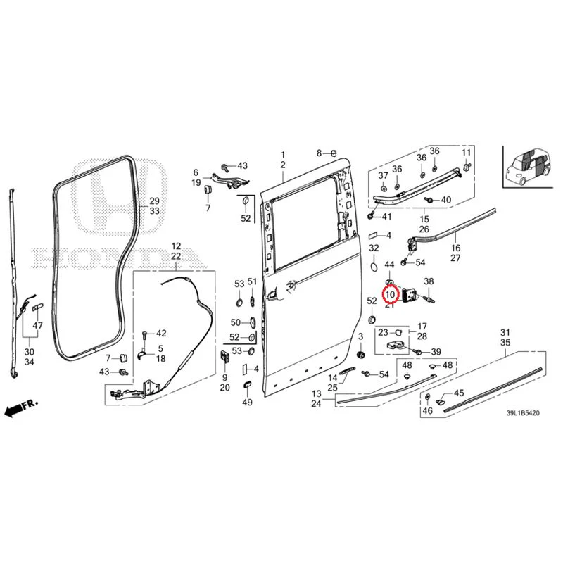 [NEW] JDM HONDA N-BOX JOY JF6 2025 Sliding Door Panel GENUINE OEM - Image 12