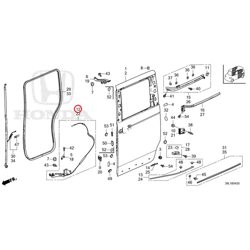 [NEW] JDM HONDA N-BOX JOY JF6 2025 Sliding Door Panel GENUINE OEM - Image 14