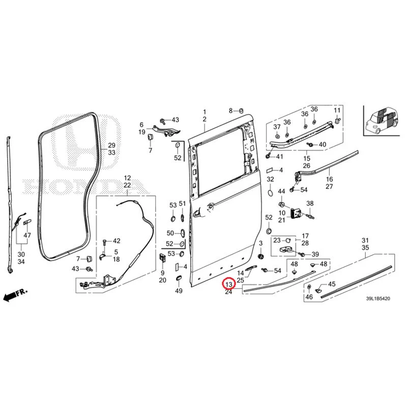 [NEW] JDM HONDA N-BOX JOY JF6 2025 Sliding Door Panel GENUINE OEM - Image 15