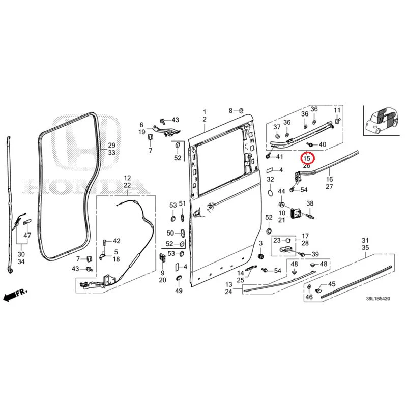 [NEW] JDM HONDA N-BOX JOY JF6 2025 Sliding Door Panel GENUINE OEM - Image 17