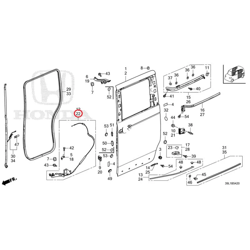 [NEW] JDM HONDA N-BOX JOY JF6 2025 Sliding Door Panel GENUINE OEM - Image 25
