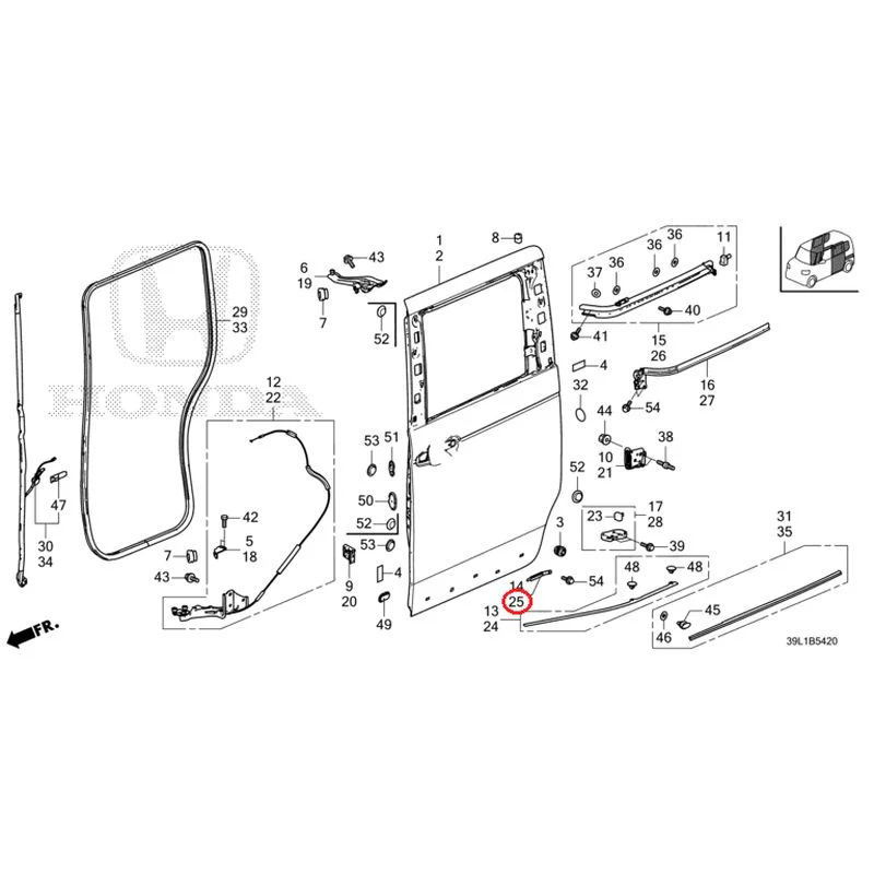 [NEW] JDM HONDA N-BOX JOY JF6 2025 Sliding Door Panel GENUINE OEM - Image 28
