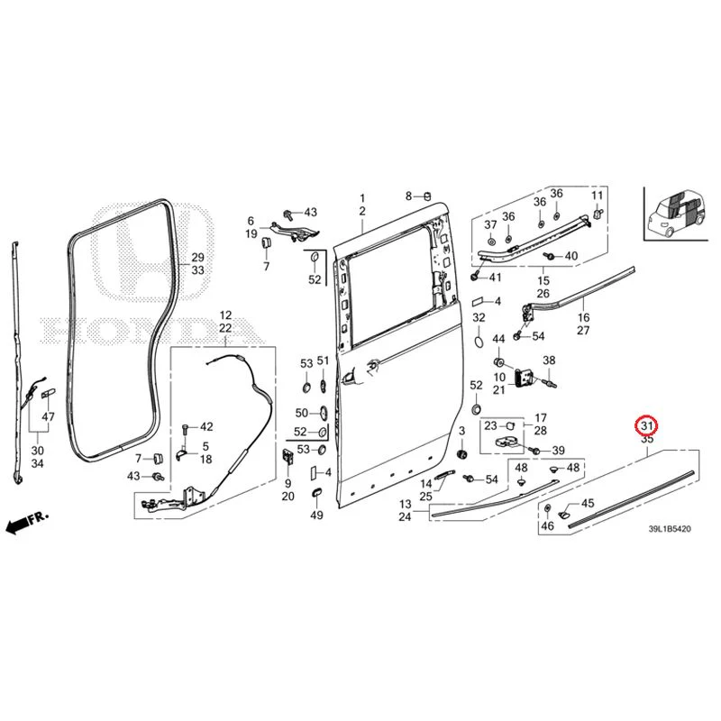 [NEW] JDM HONDA N-BOX JOY JF6 2025 Sliding Door Panel GENUINE OEM - Image 34