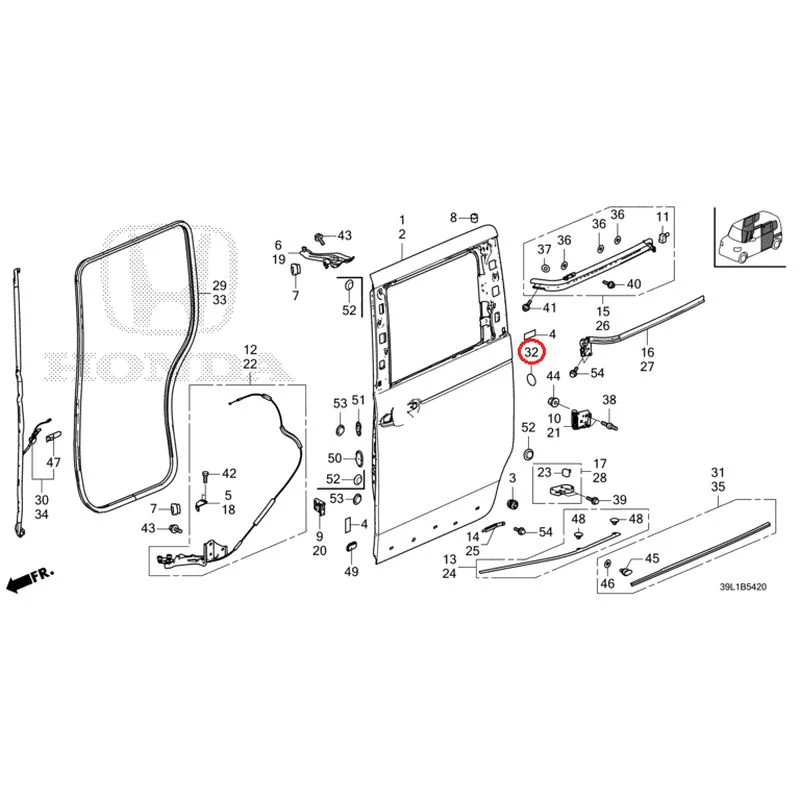 [NEW] JDM HONDA N-BOX JOY JF6 2025 Sliding Door Panel GENUINE OEM - Image 35