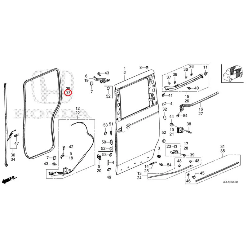 [NEW] JDM HONDA N-BOX JOY JF6 2025 Sliding Door Panel GENUINE OEM - Image 36