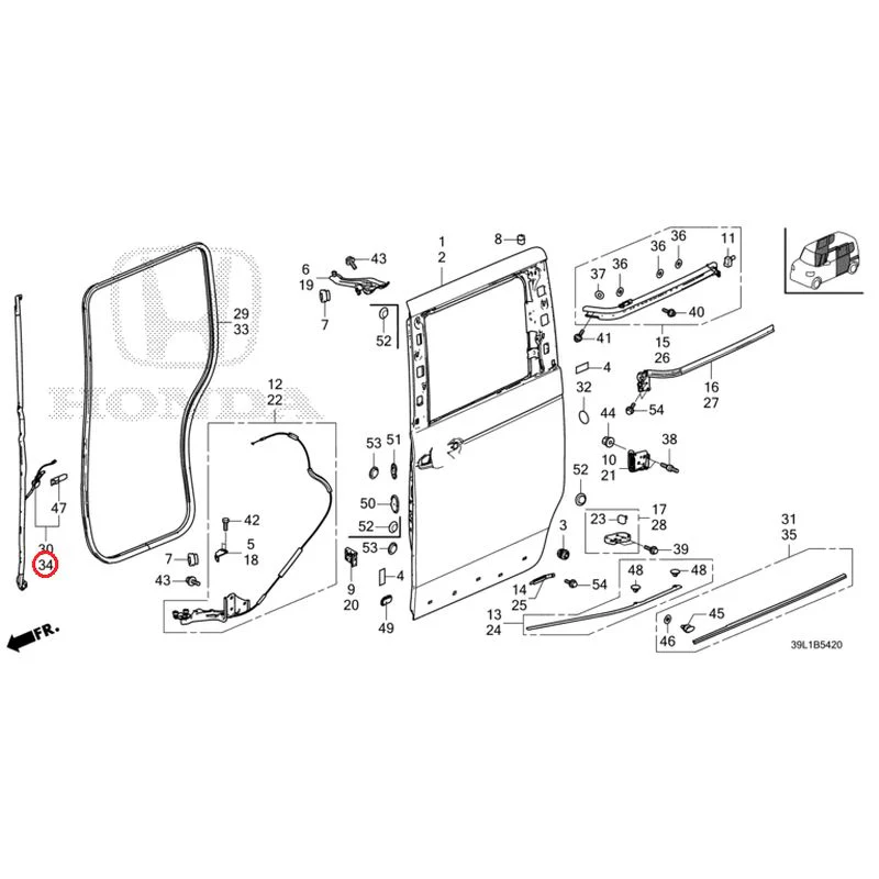 [NEW] JDM HONDA N-BOX JOY JF6 2025 Sliding Door Panel GENUINE OEM - Image 37