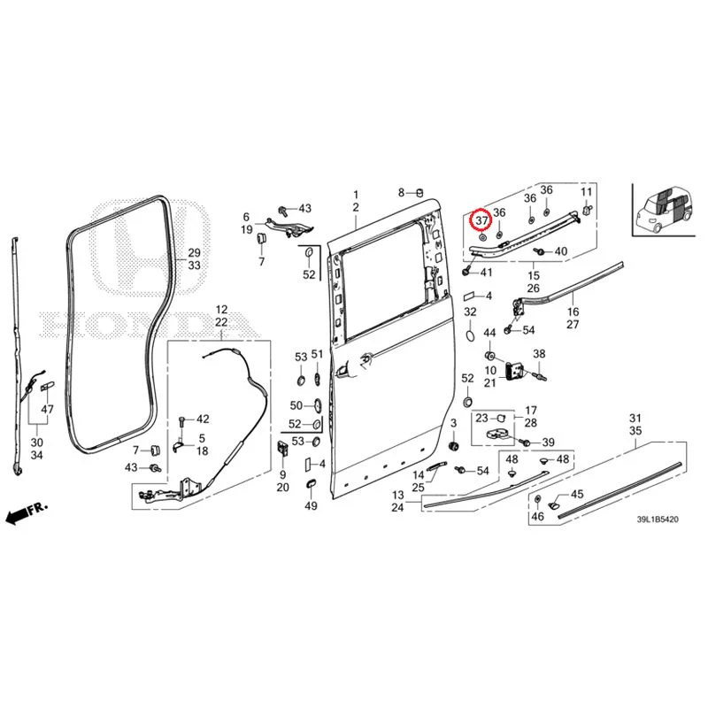 [NEW] JDM HONDA N-BOX JOY JF6 2025 Sliding Door Panel GENUINE OEM - Image 40