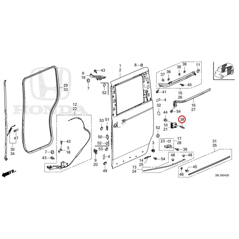 [NEW] JDM HONDA N-BOX JOY JF6 2025 Sliding Door Panel GENUINE OEM - Image 41