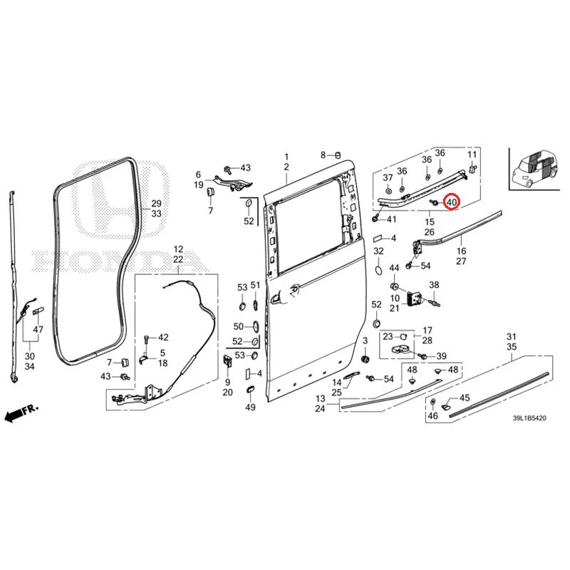 [NEW] JDM HONDA N-BOX JOY JF6 2025 Sliding Door Panel GENUINE OEM - Image 43