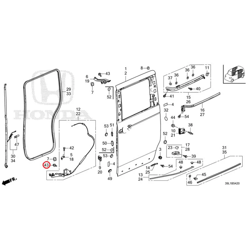 [NEW] JDM HONDA N-BOX JOY JF6 2025 Sliding Door Panel GENUINE OEM - Image 46