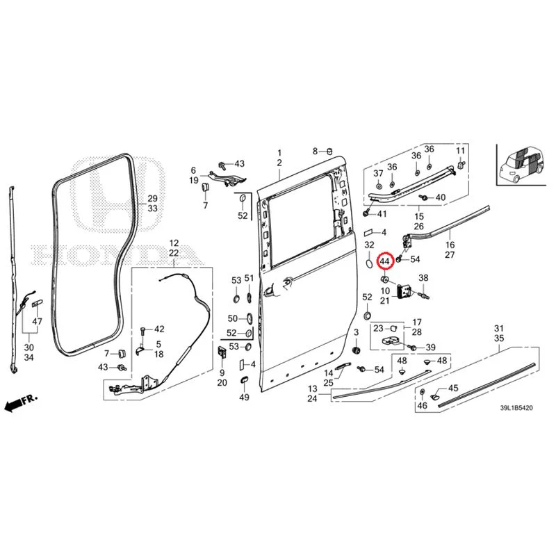 [NEW] JDM HONDA N-BOX JOY JF6 2025 Sliding Door Panel GENUINE OEM - Image 47