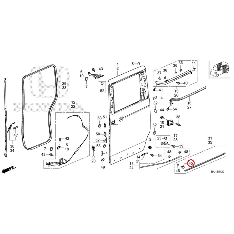 [NEW] JDM HONDA N-BOX JOY JF6 2025 Sliding Door Panel GENUINE OEM - Image 48
