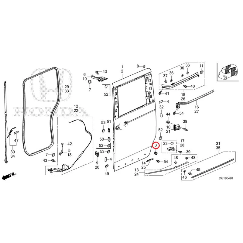 [NEW] JDM HONDA N-BOX JOY JF6 2025 Sliding Door Panel GENUINE OEM - Image 5