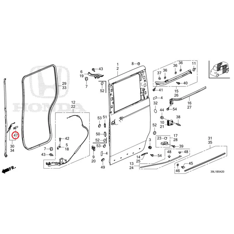 [NEW] JDM HONDA N-BOX JOY JF6 2025 Sliding Door Panel GENUINE OEM - Image 50