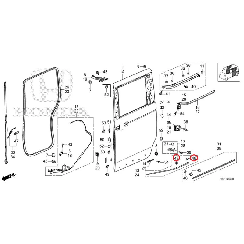 [NEW] JDM HONDA N-BOX JOY JF6 2025 Sliding Door Panel GENUINE OEM - Image 51
