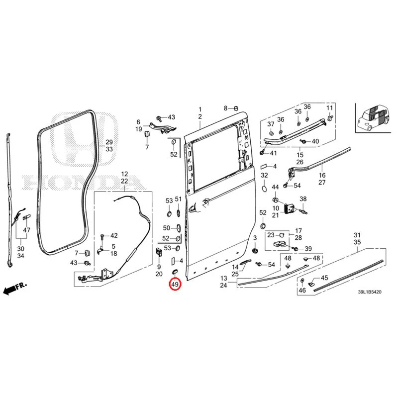 [NEW] JDM HONDA N-BOX JOY JF6 2025 Sliding Door Panel GENUINE OEM - Image 52