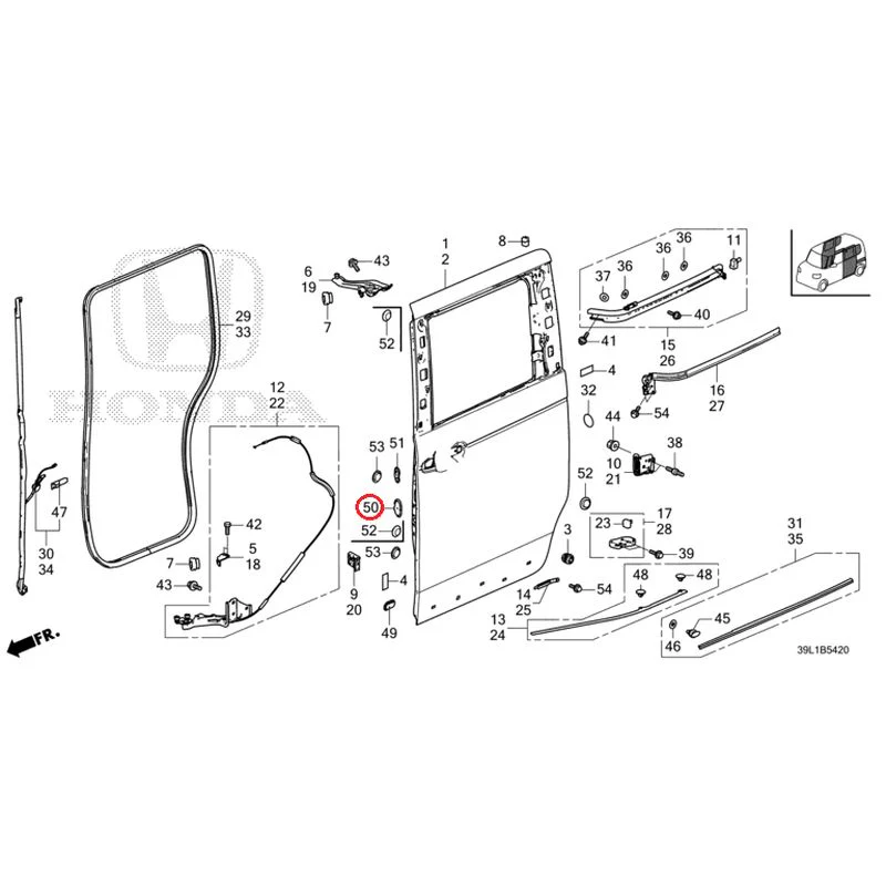 [NEW] JDM HONDA N-BOX JOY JF6 2025 Sliding Door Panel GENUINE OEM - Image 53