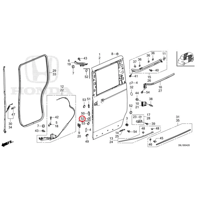 [NEW] JDM HONDA N-BOX JOY JF6 2025 Sliding Door Panel GENUINE OEM - Image 55