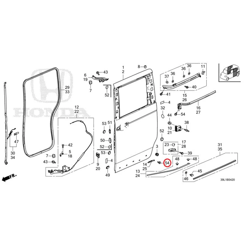 [NEW] JDM HONDA N-BOX JOY JF6 2025 Sliding Door Panel GENUINE OEM - Image 57