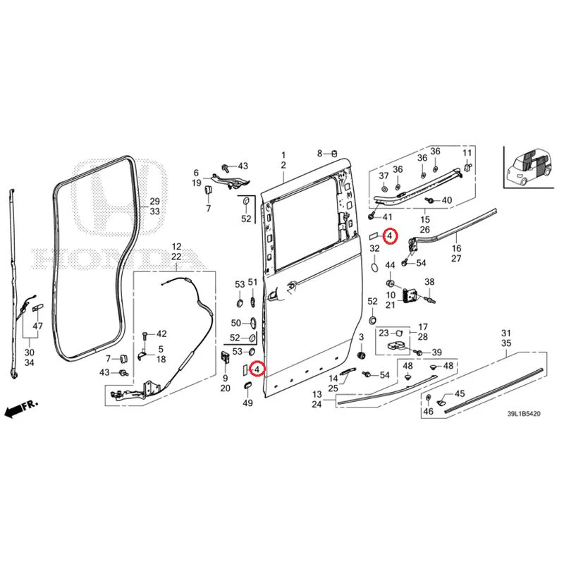 [NEW] JDM HONDA N-BOX JOY JF6 2025 Sliding Door Panel GENUINE OEM - Image 6