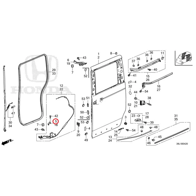 [NEW] JDM HONDA N-BOX JOY JF6 2025 Sliding Door Panel GENUINE OEM - Image 7