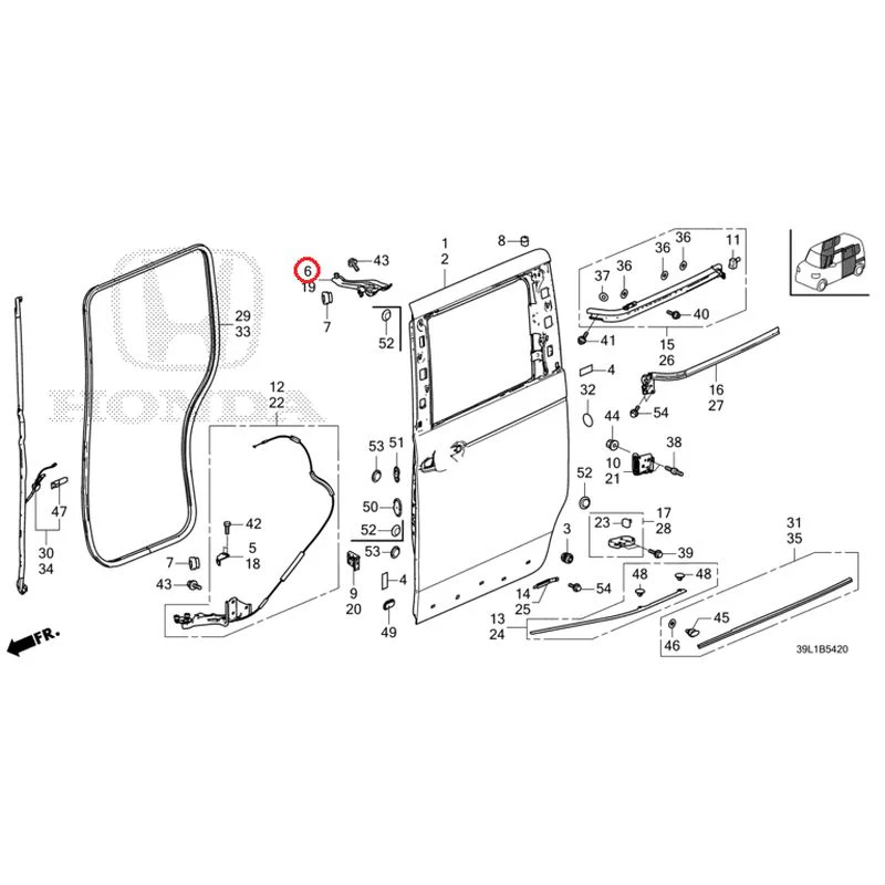 [NEW] JDM HONDA N-BOX JOY JF6 2025 Sliding Door Panel GENUINE OEM - Image 8
