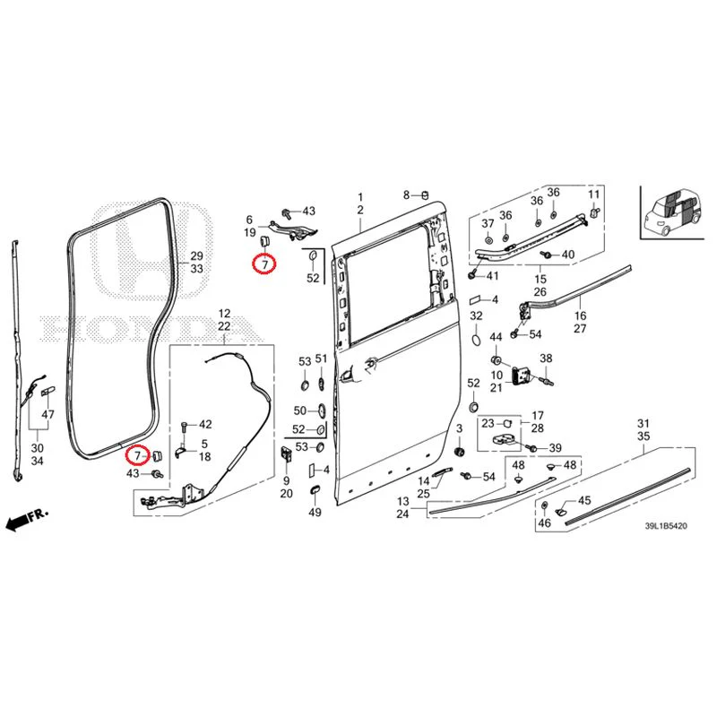 [NEW] JDM HONDA N-BOX JOY JF6 2025 Sliding Door Panel GENUINE OEM - Image 9
