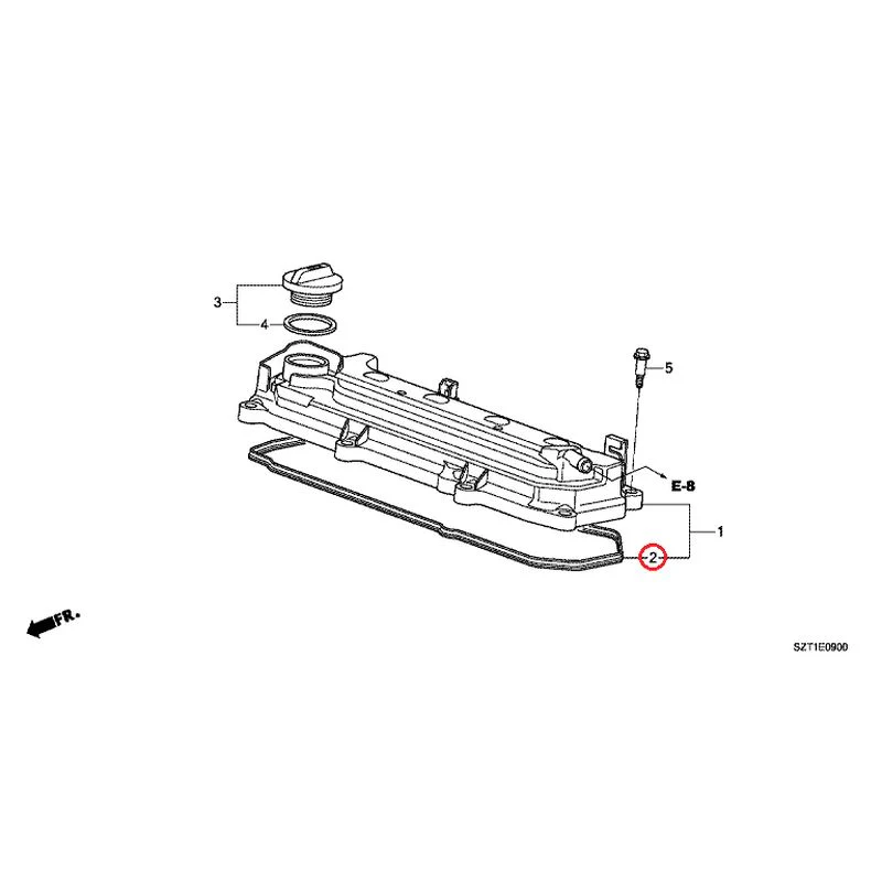 [NEW] JDM HONDA CR-Z ZF1 2012 Cylinder head cover GENUINE OEM - Image 3