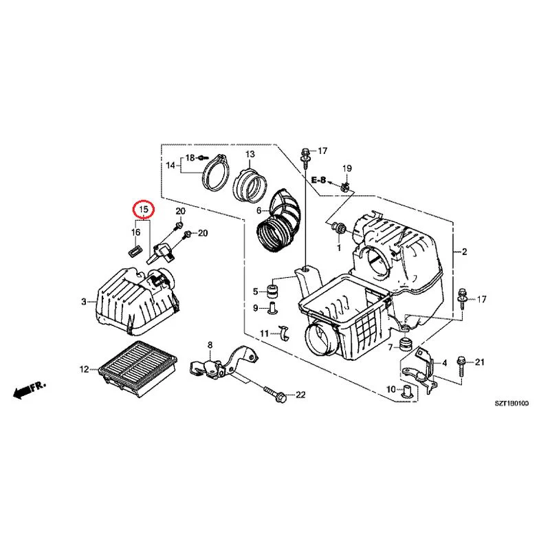 [NEW] JDM HONDA CR-Z ZF1 2012 Air Cleaner GENUINE OEM - Image 17