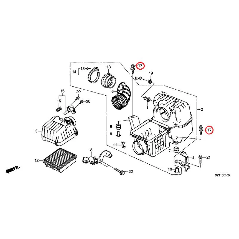[NEW] JDM HONDA CR-Z ZF1 2012 Air Cleaner GENUINE OEM - Image 19