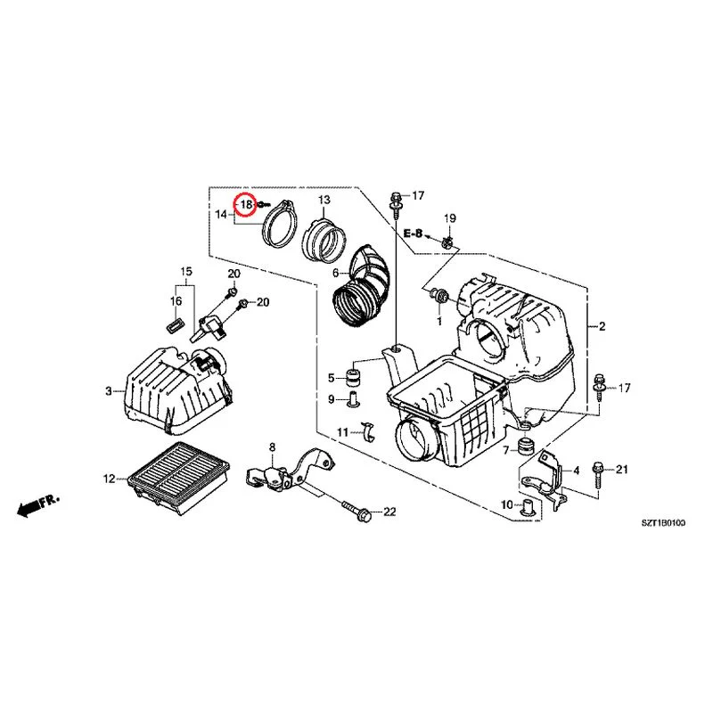 [NEW] JDM HONDA CR-Z ZF1 2012 Air Cleaner GENUINE OEM - Image 20