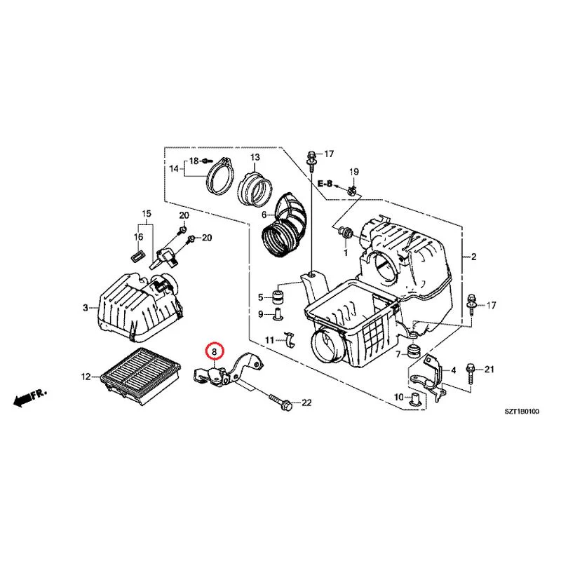 [NEW] JDM HONDA CR-Z ZF1 2012 Air Cleaner GENUINE OEM - Image 9