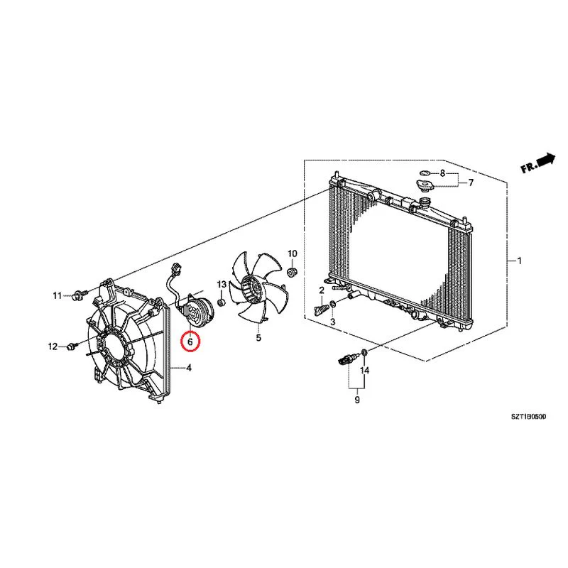 [NEW] JDM HONDA CR-Z ZF1 2012 Radiator (T.RAD) GENUINE OEM - Image 7