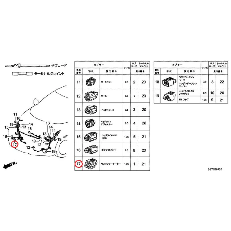 [NEW] JDM HONDA CR-Z ZF1 2012 Electrical Connector (Front) GENUINE OEM - Image 17