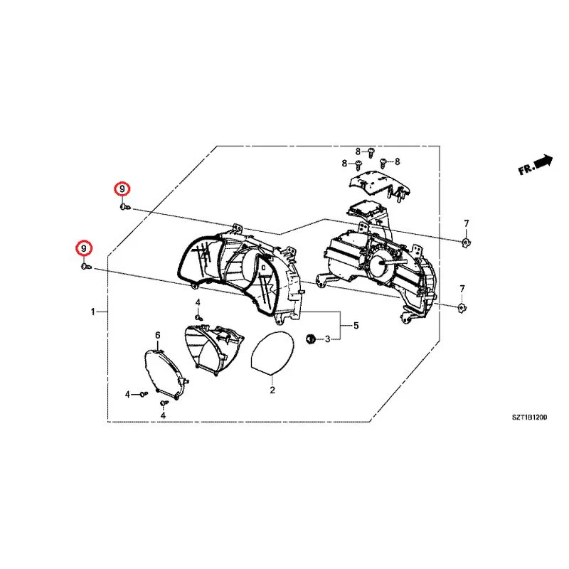 [NEW] JDM HONDA CR-Z ZF1 2012 Meter GENUINE OEM - Image 10
