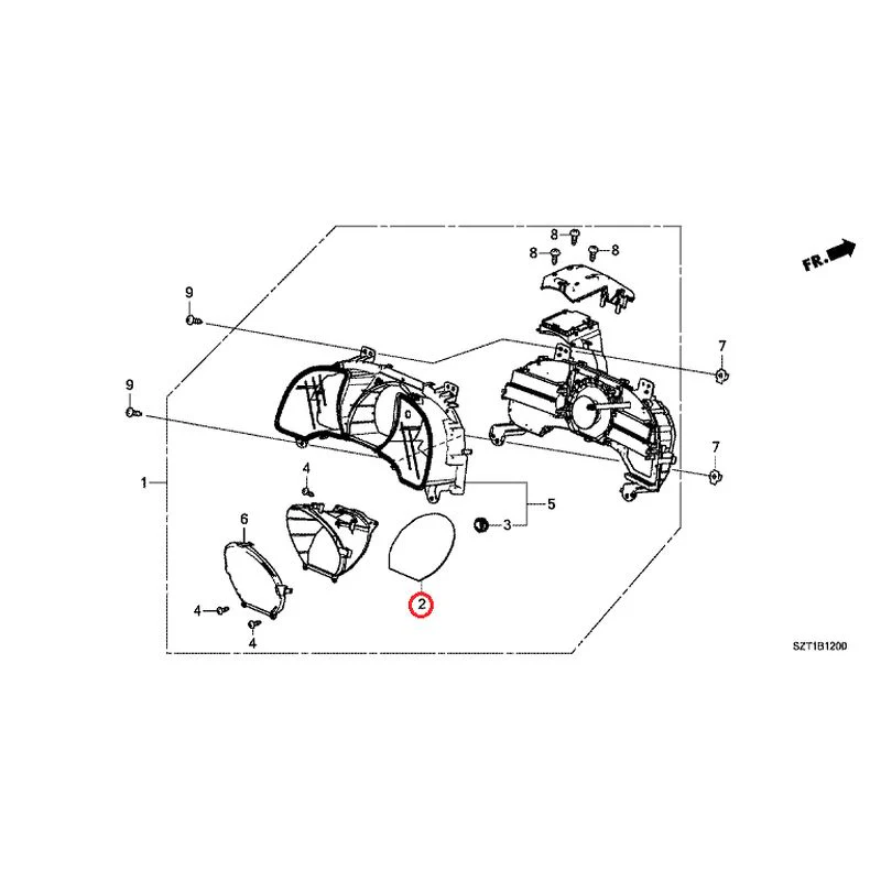 [NEW] JDM HONDA CR-Z ZF1 2012 Meter GENUINE OEM - Image 2