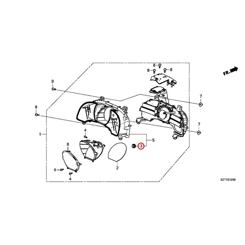 [NEW] JDM HONDA CR-Z ZF1 2012 Meter GENUINE OEM - Image 4