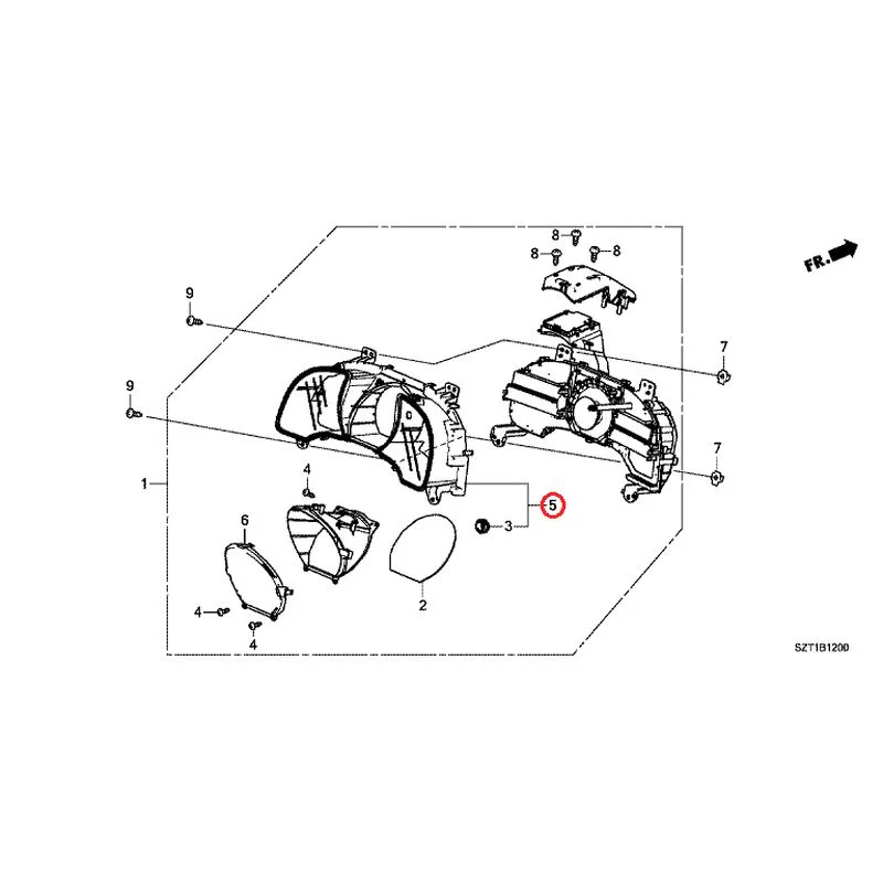 [NEW] JDM HONDA CR-Z ZF1 2012 Meter GENUINE OEM - Image 6