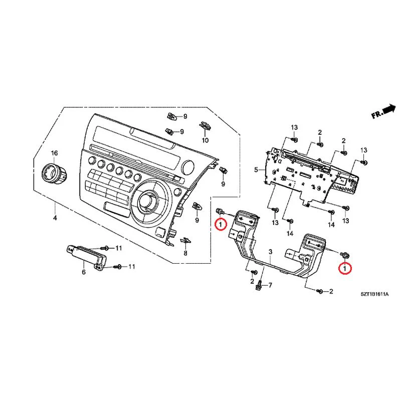 [NEW] JDM HONDA CR-Z ZF1 2012 Audio unit GENUINE OEM - Image 2