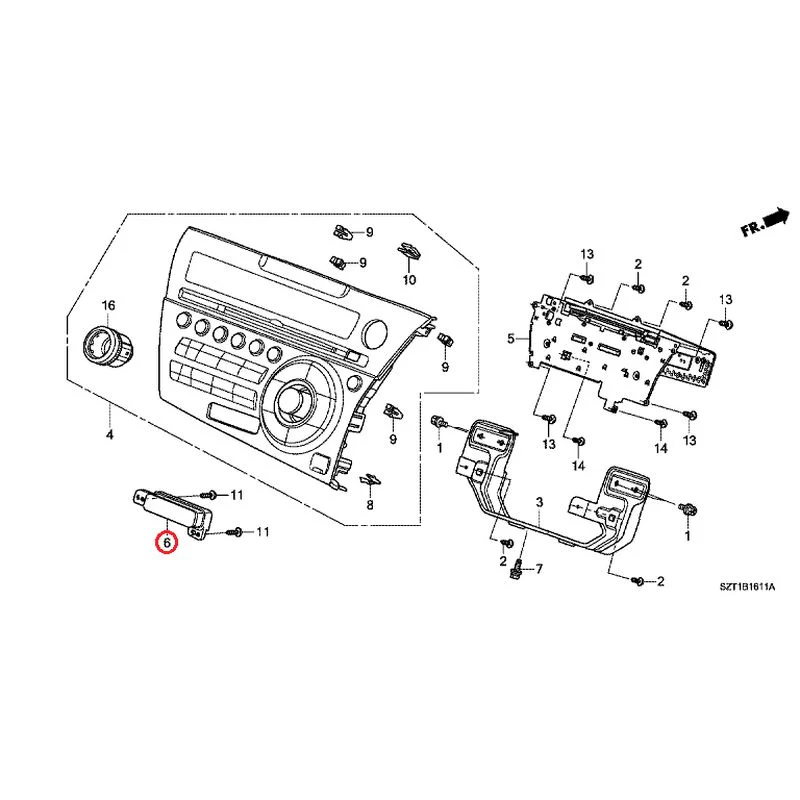[NEW] JDM HONDA CR-Z ZF1 2012 Audio unit GENUINE OEM - Image 7