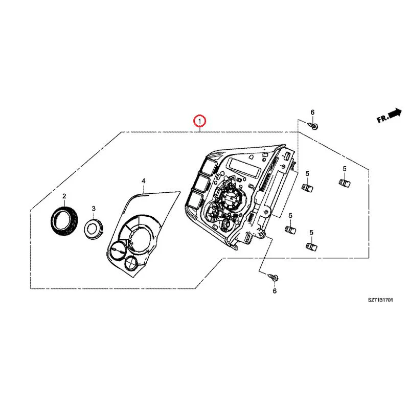 [NEW] JDM HONDA CR-Z ZF1 2012 Auto Air Conditioner Control GENUINE OEM - Image 3