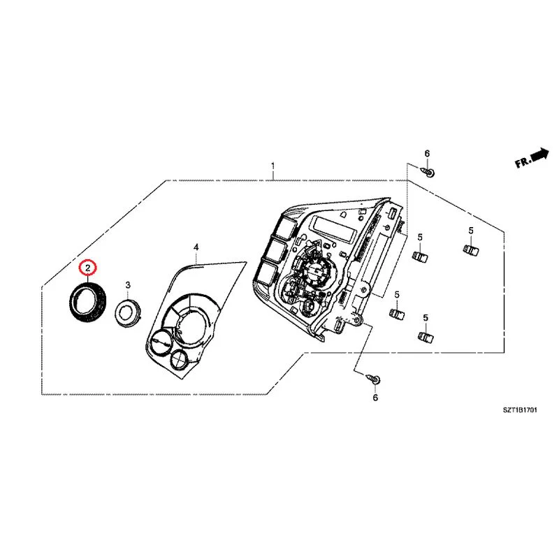[NEW] JDM HONDA CR-Z ZF1 2012 Auto Air Conditioner Control GENUINE OEM - Image 5