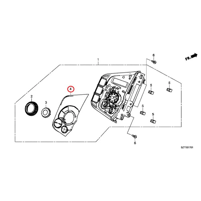 [NEW] JDM HONDA CR-Z ZF1 2012 Auto Air Conditioner Control GENUINE OEM - Image 7