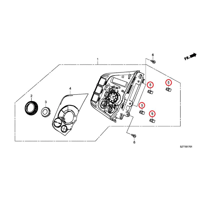 [NEW] JDM HONDA CR-Z ZF1 2012 Auto Air Conditioner Control GENUINE OEM - Image 9