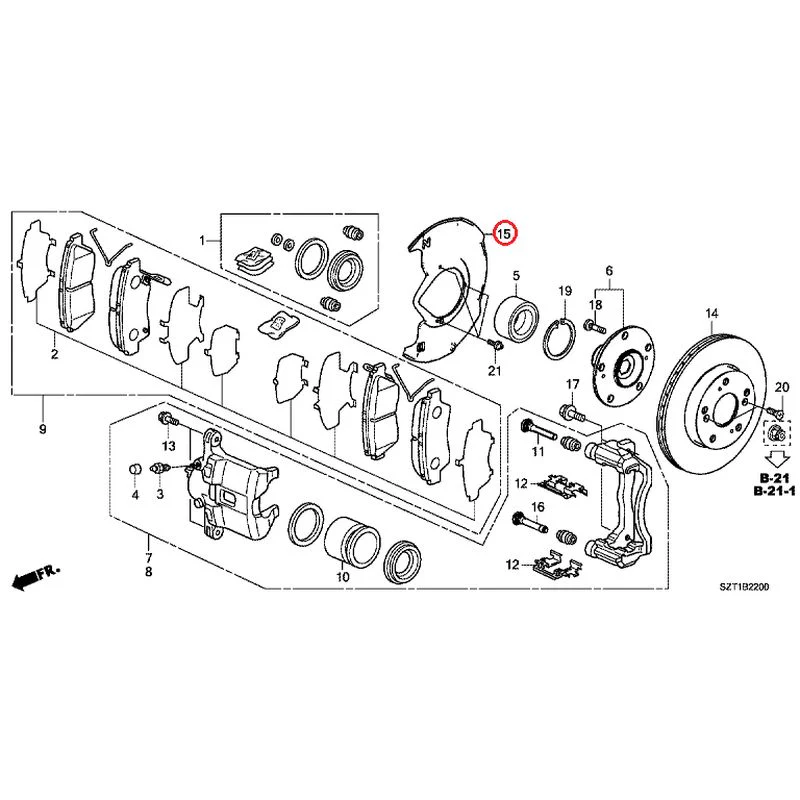 [NEW] JDM HONDA CR-Z ZF1 2012 Front Brake GENUINE OEM - Image 17