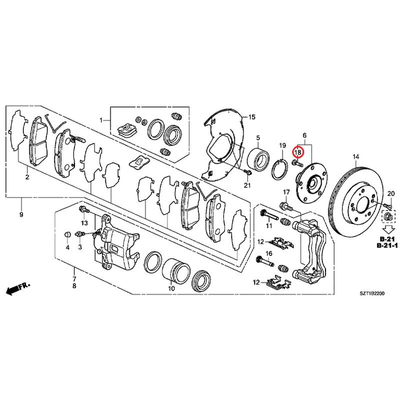 [NEW] JDM HONDA CR-Z ZF1 2012 Front Brake GENUINE OEM - Image 23