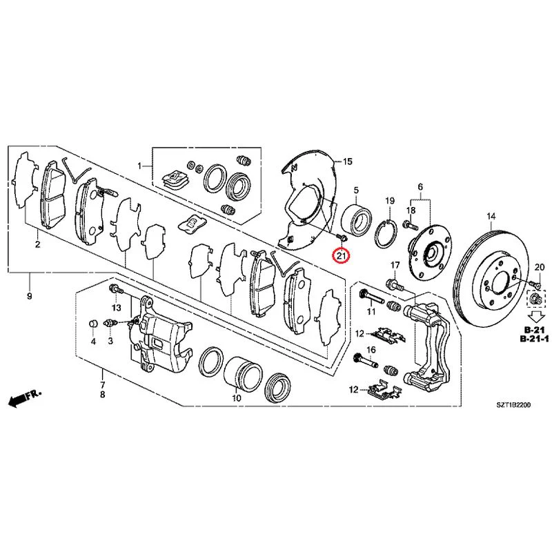 [NEW] JDM HONDA CR-Z ZF1 2012 Front Brake GENUINE OEM - Image 26