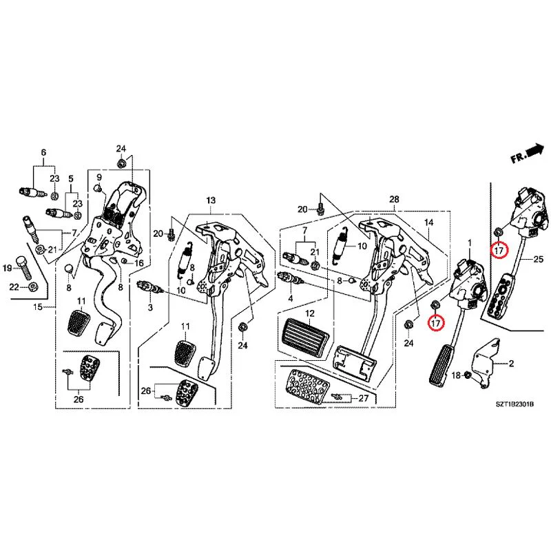 [NEW] JDM HONDA CR-Z ZF1 2012 Pedals GENUINE OEM - Image 10